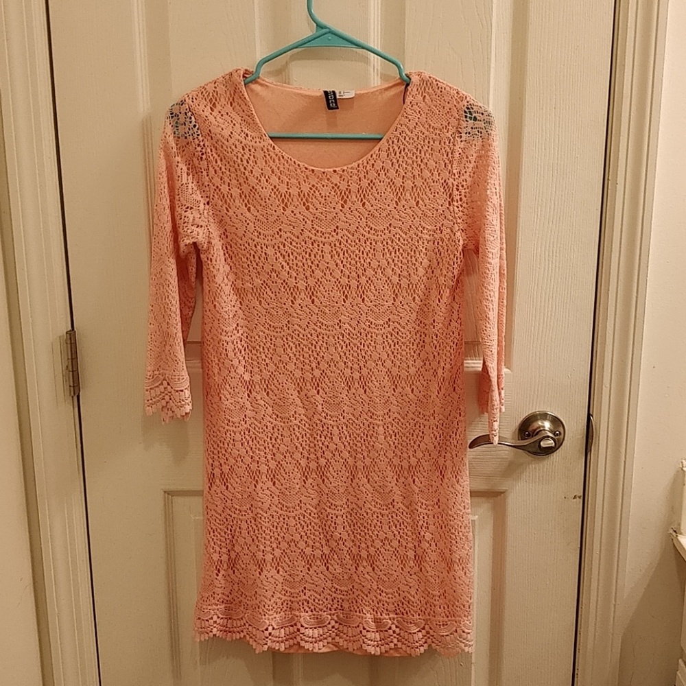 Pink Lace Dress